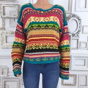 💖Beautiful Vintage Casual Corner Knitted Sweater